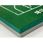 Cast-in-place PU Court